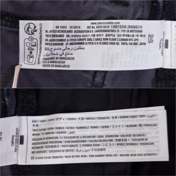 *READ* Abercrombie & Fitch Baggy Pants Mens Size 34X29(30) Cargo Utility Gray - Picture 12 of 15